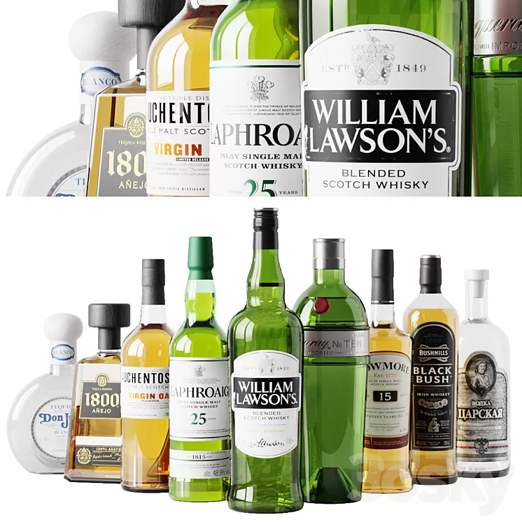 Bottle 3D Model Free Download