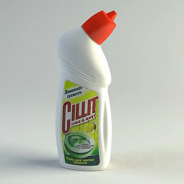Bottle Cillit 3D Model Bottle Cillit 3D Model