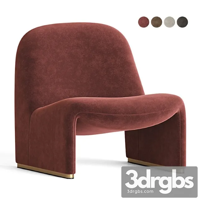 Boucle Alky Lounge Chair Giancarlo Piretti 3D Model Download Boucle Alky Lounge Chair Giancarlo Piretti 3D Model Download