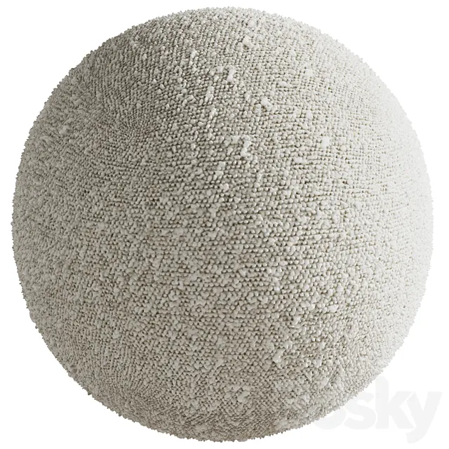 Bouclé fabric 5 3D Model
