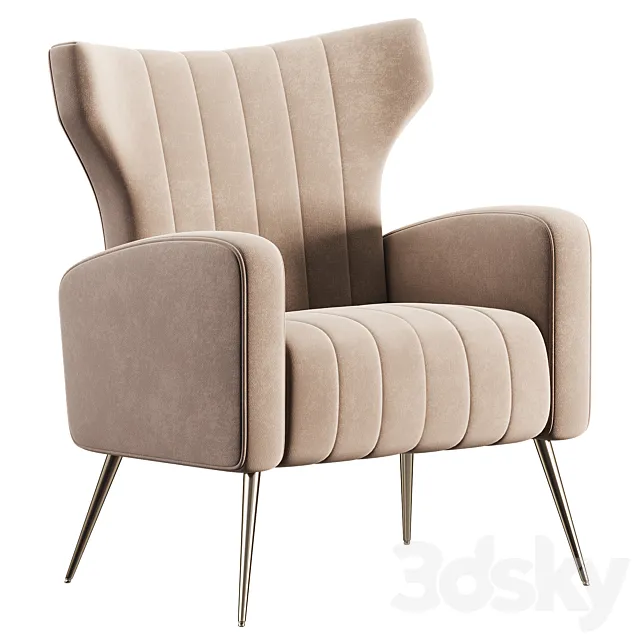 BOUHET armchair 3D Model