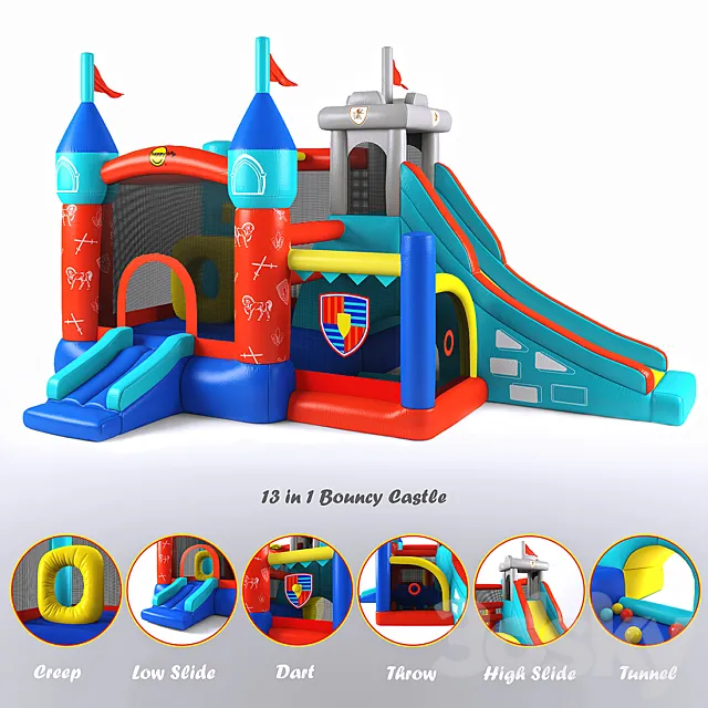 Bouncy castle 3D Model