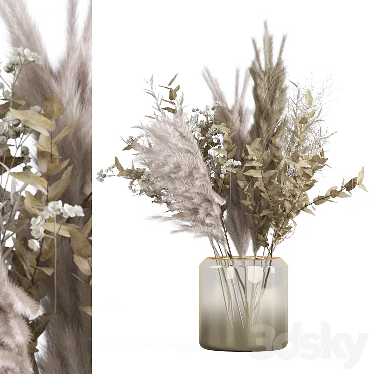 Bouquet 01 3D Model Free Download