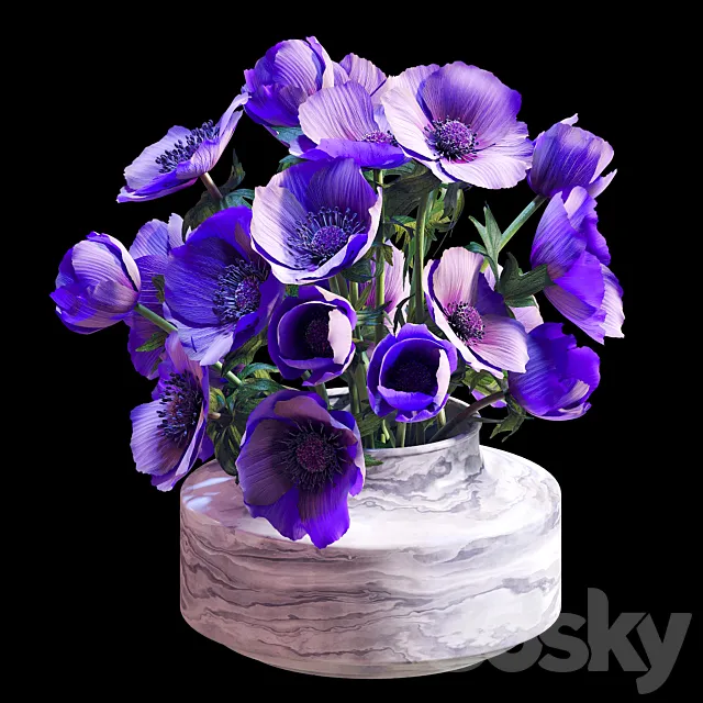 Bouquet 02 3D Model