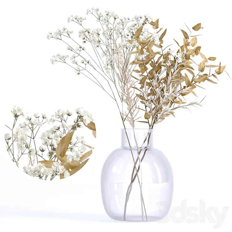 Bouquet 02 3D Model Free Download