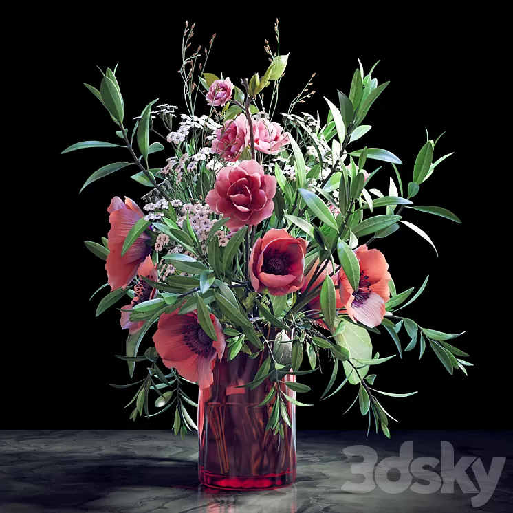 Bouquet 07 3D Model