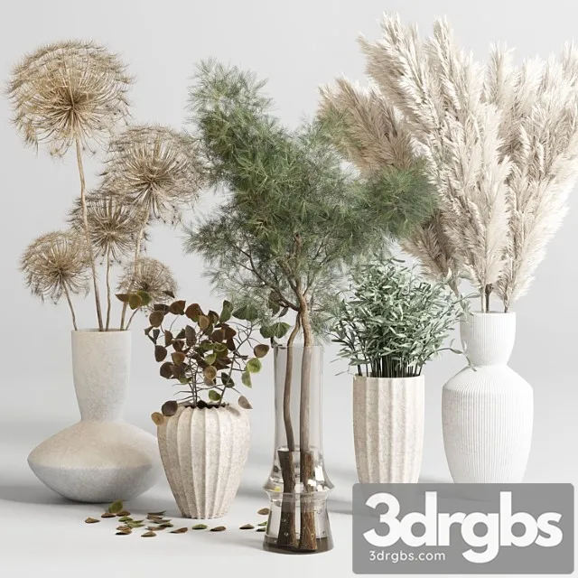 Bouquet 13 Concrete Vse Plant Pampas and Dry Hogweed Dry Leaves 3D Model Download Bouquet 13 Concrete Vse Plant Pampas and Dry Hogweed Dry Leaves 3D Model Download
