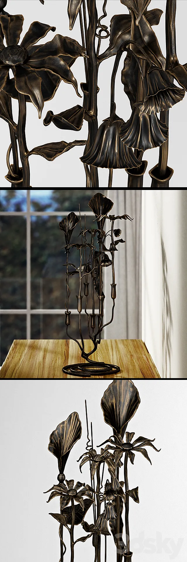 Bouquet 3D Model Bouquet 3D Model