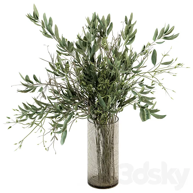 Bouquet – Branch in vase 22 3D Model Bouquet – Branch in vase 22 3D Model
