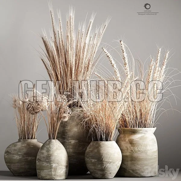 Bouquet Collection 02 3D Model Bouquet Collection 02 3D Model