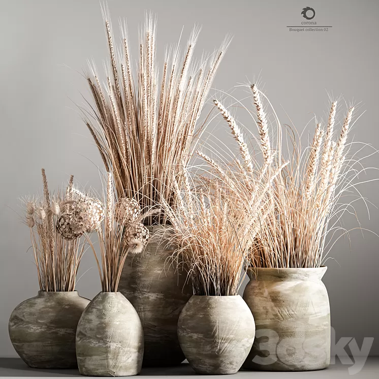 Bouquet Collection 02 3D Model Free Download