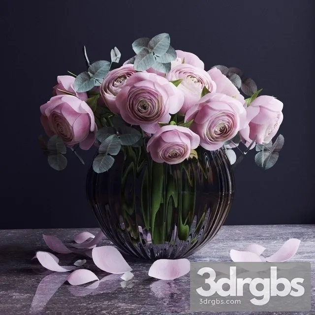 Bouquet Flowers Vase 7 3D Model Download Bouquet Flowers Vase 7 3D Model Download