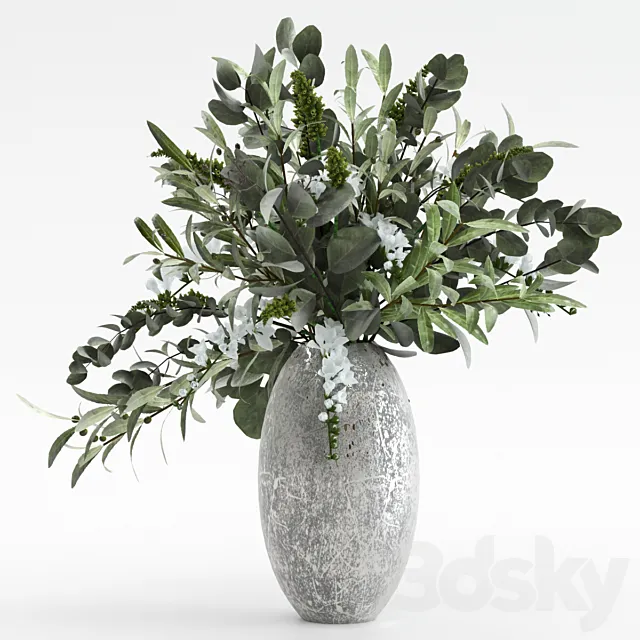 Bouquet in a vase. 3DModel Bouquet in a vase. 3DModel