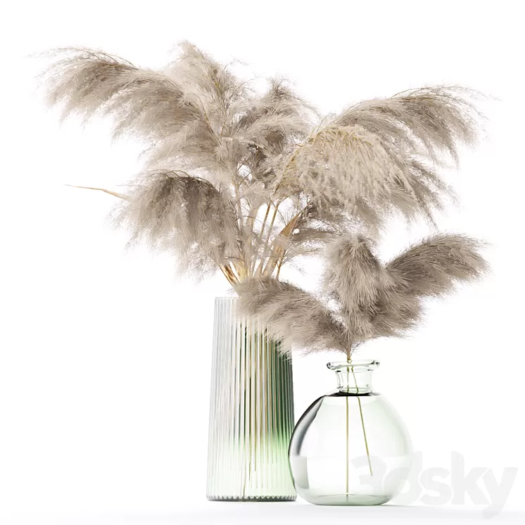Bouquet in a vase 74 3D Model