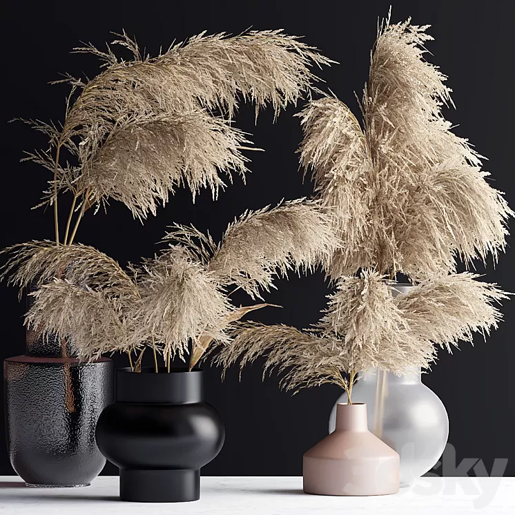 Bouquet in a vase 79 3D Model