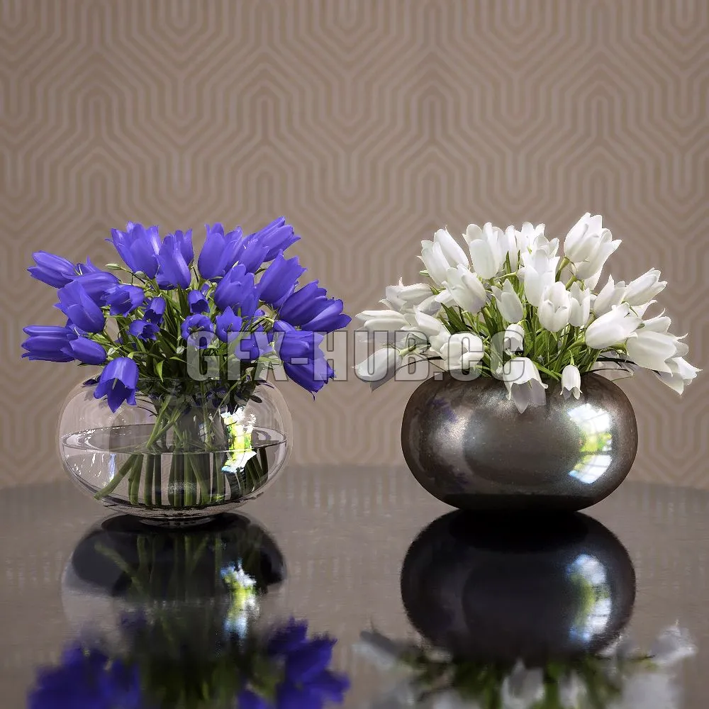 Bouquet of bells 3D Model Bouquet of bells 3D Model