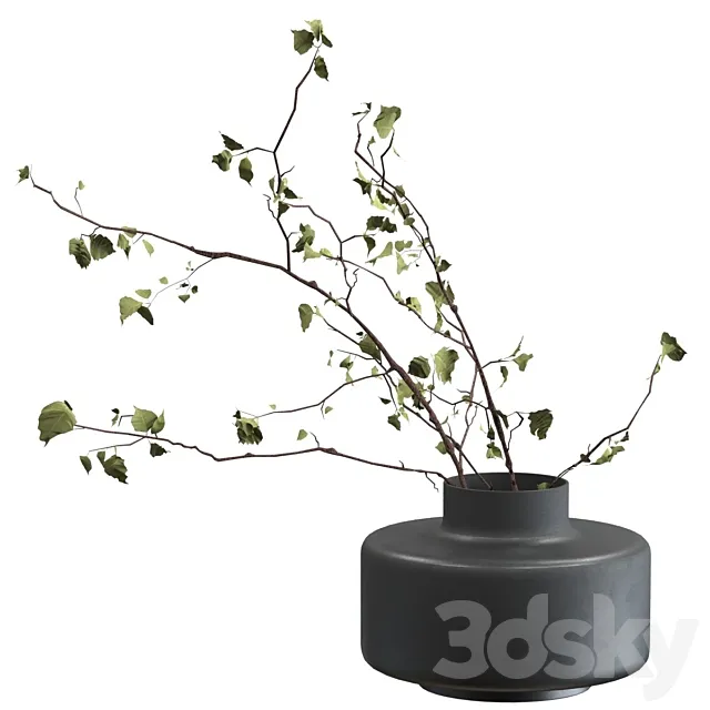 Bouquet of branches 3D Model Bouquet of branches 3D Model