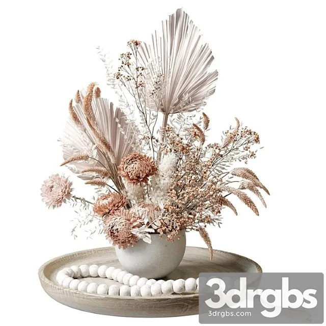 Bouquet Of Dried Flowers With Chrysanthemums 34 3D Model Download Bouquet Of Dried Flowers With Chrysanthemums 34 3D Model Download