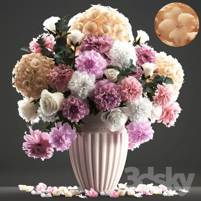 Bouquet of flowers 61 3D Model