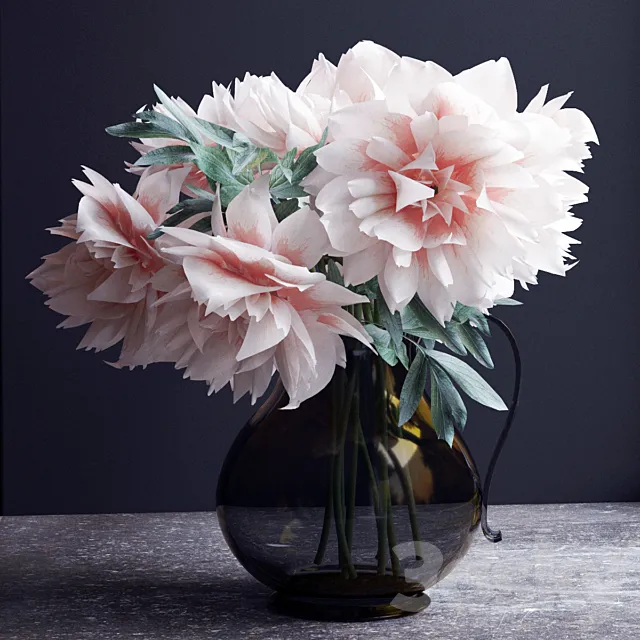 Bouquet of flowers in a vase 10 3DModel Bouquet of flowers in a vase 10 3DModel