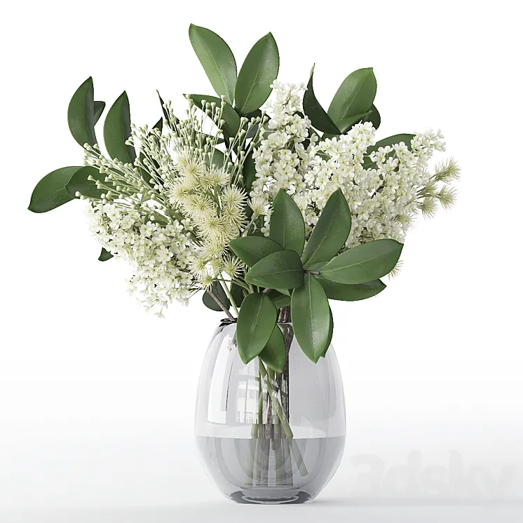 Bouquet of flowers in a vase 58 3D Model Free Download Bouquet of flowers in a vase 58 3D Model Free Download