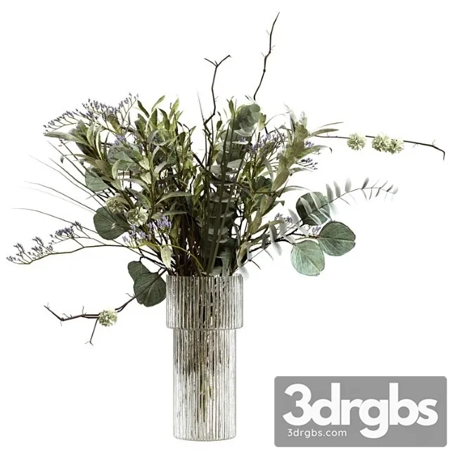 Bouquet of Greenery Eucalyptus and Olive Branches 3D Model Download Bouquet of Greenery Eucalyptus and Olive Branches 3D Model Download