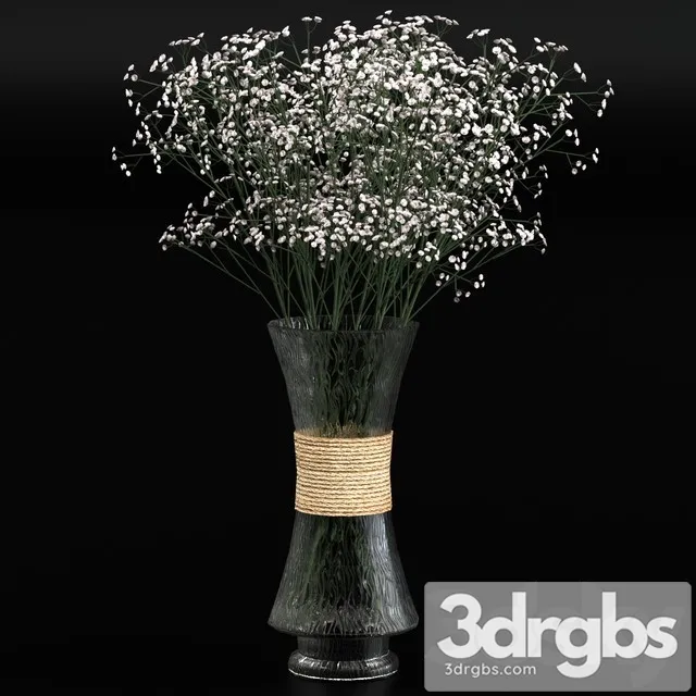 Bouquet of Gypsophila 3D Model Download Bouquet of Gypsophila 3D Model Download
