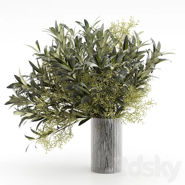 Bouquet of olive branches. 3DModel Bouquet of olive branches. 3DModel