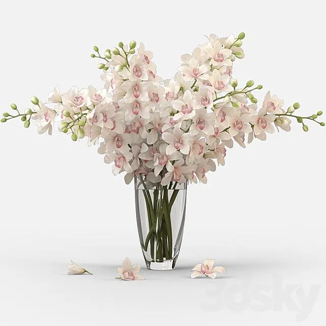 Bouquet of orchids 3DModel Bouquet of orchids 3DModel