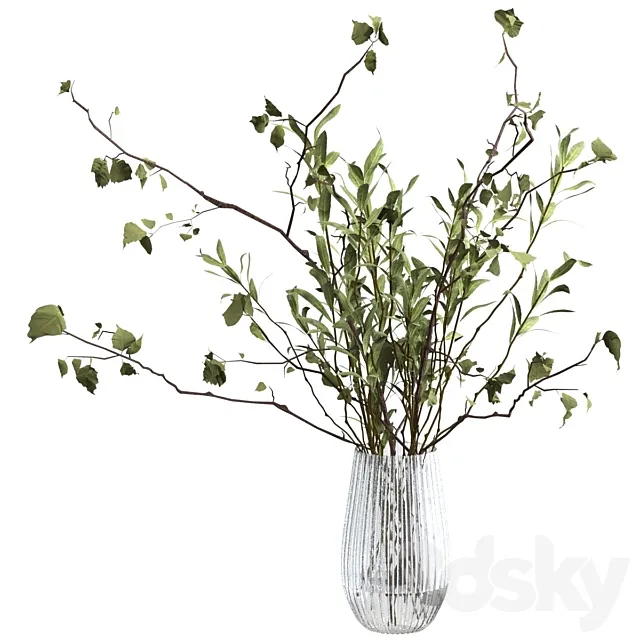 Bouquet of twigs 3D Model Bouquet of twigs 3D Model