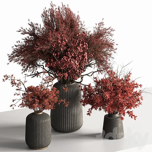 Bouquet – Red Branch 196 3D Model