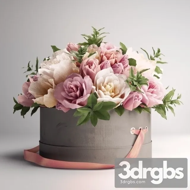 Bouquet Rose Box 3D Model Download Bouquet Rose Box 3D Model Download