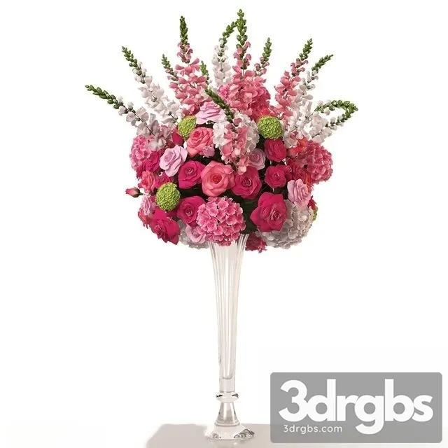 Bouquet Rose Vase 3D Model Download Bouquet Rose Vase 3D Model Download