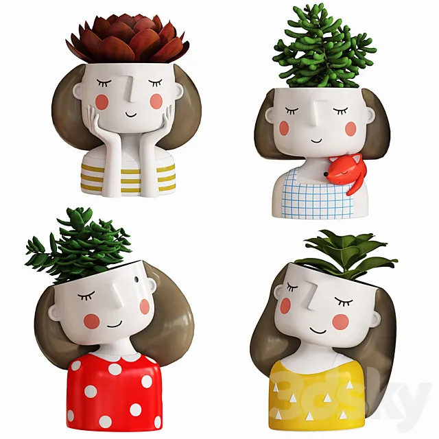 bouquet set 102 3DModel bouquet set 102 3DModel