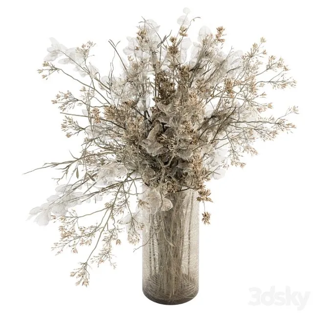 Bouquet Set 31 – Dried Plant Decoration 3D Model Bouquet Set 31 – Dried Plant Decoration 3D Model