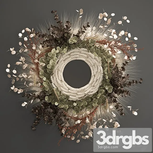 Bouquet Wreath Wall Decor Made of Wheat Dried Flower Lunar 220 3D Model Download Bouquet Wreath Wall Decor Made of Wheat Dried Flower Lunar 220 3D Model Download