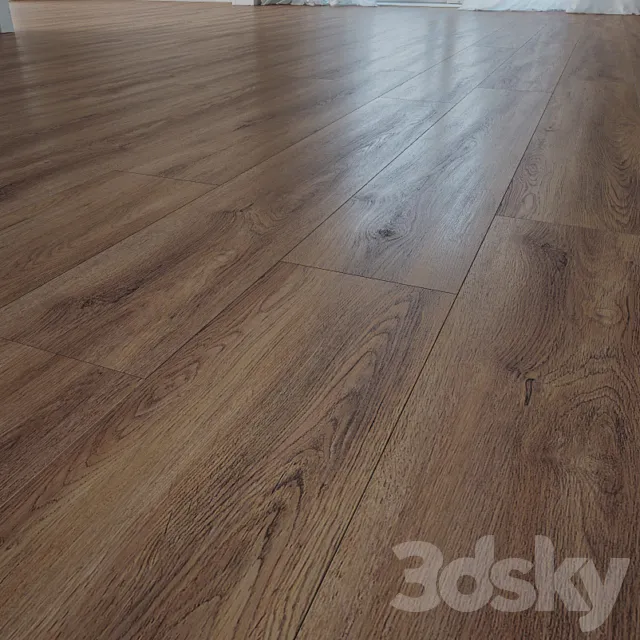 Bourbon Wooden Oak Floor 3DModel