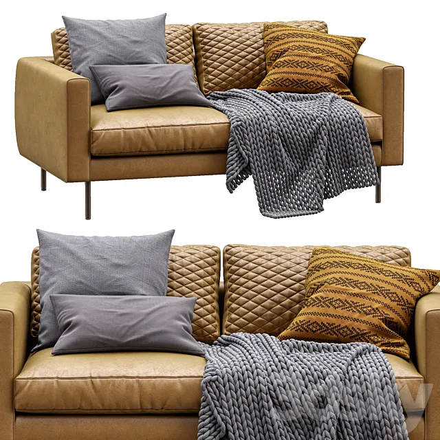 Boutique Leather Sofa By Moooi 3D Model Boutique Leather Sofa By Moooi 3D Model