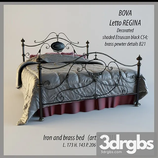 Bova Letto Regina 3D Model Download Bova Letto Regina 3D Model Download