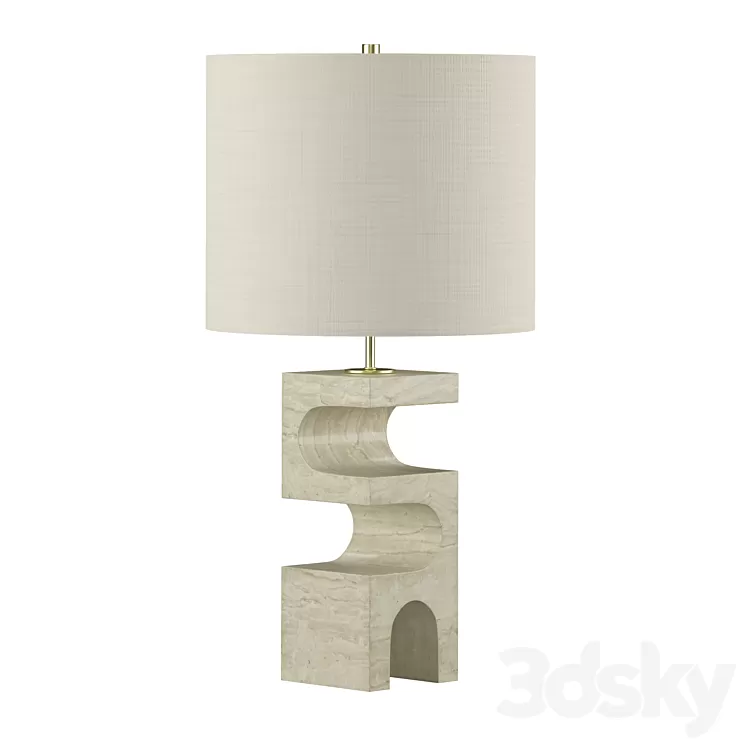 Boveda Table Lamp (Crate and Barrel) 3D Model