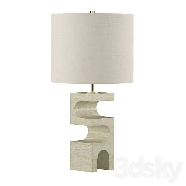 Boveda Table Lamp (Crate and Barrel) 3DModel Boveda Table Lamp (Crate and Barrel) 3DModel
