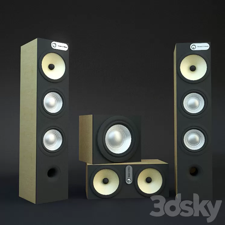 Bowers & Wilkins Speakers 3D Model