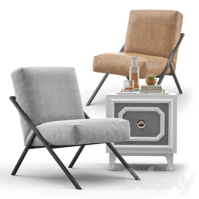 Bowery Chair – Keystone Designer 3D Model Bowery Chair – Keystone Designer 3D Model