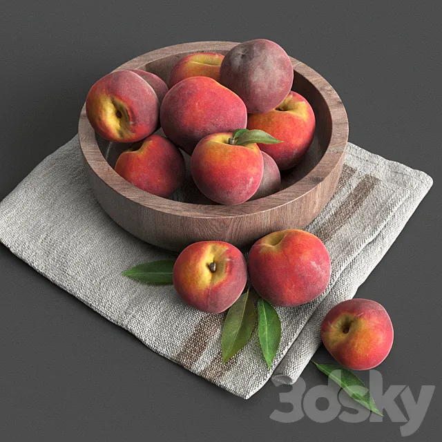 Bowl of fruit 3D Model