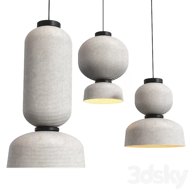 Bowl pendant lamp 3D Model