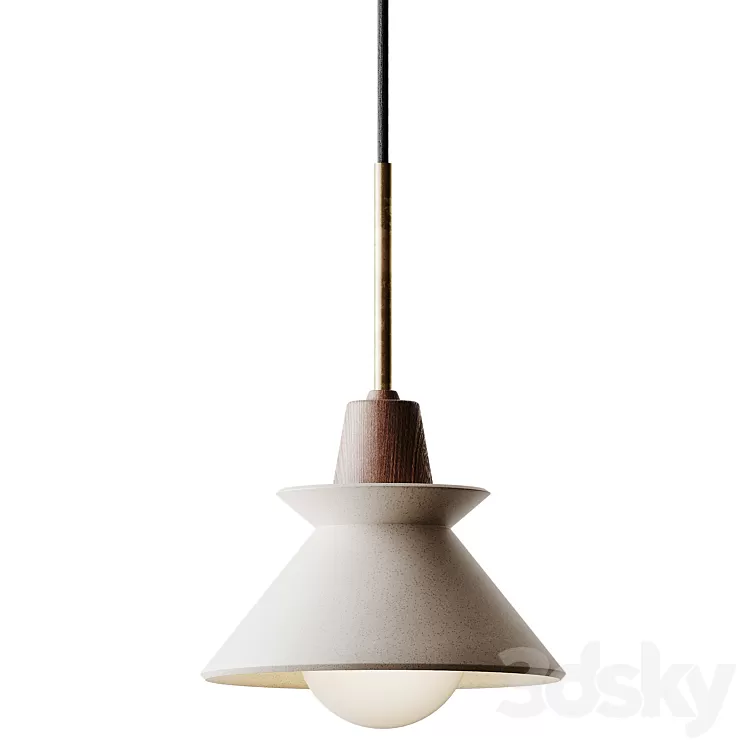 Bowl Shade Ceiling Light 3D Model Free Download