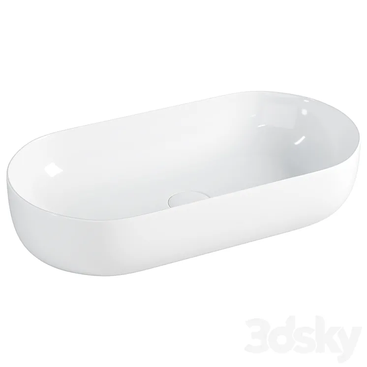 Bowl washbasin Ceramica Nova Element 68 CN5022 White 3D Model Free Download Bowl washbasin Ceramica Nova Element 68 CN5022 White 3D Model Free Download