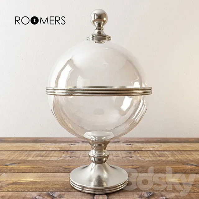 Bowl with lid Roomers 3D Model