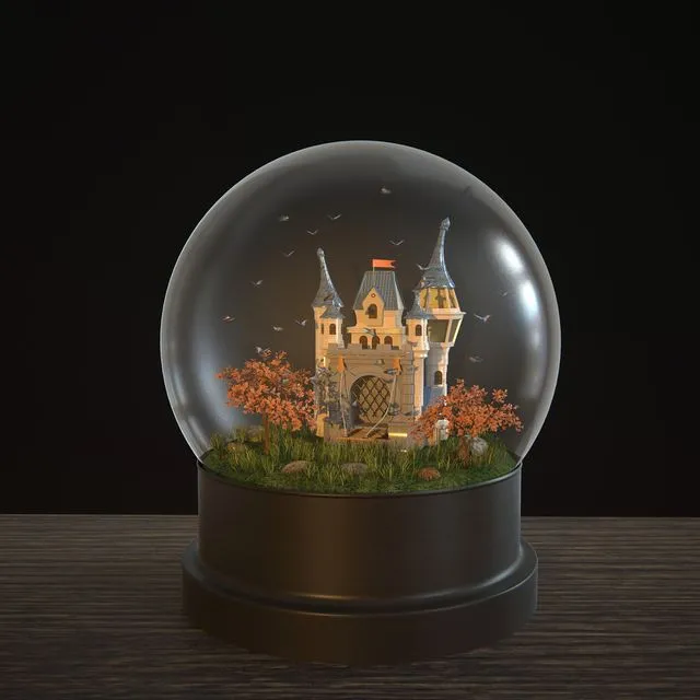 Bowl with lock 3D Model Bowl with lock 3D Model