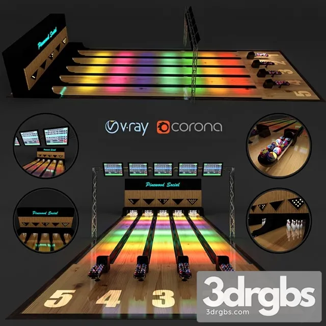 Bowling Game 2 3D Model Download